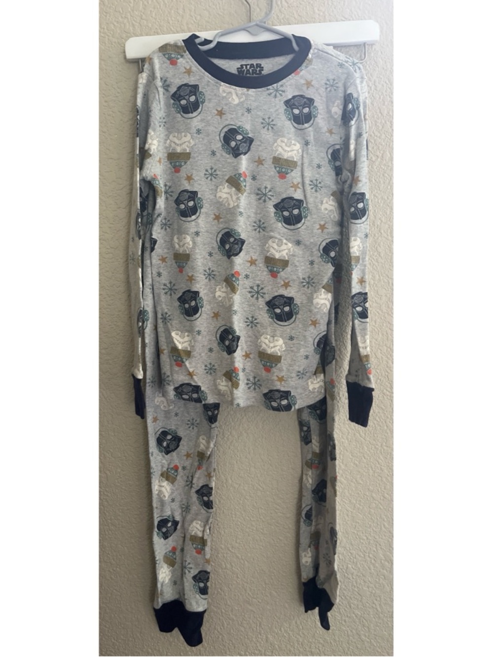 Star Wars Amazon Essentials Darth Vader Pajama Set Kids Size XL 12